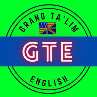Logo of telegram channel gt_english — GRAND TA'LIM ENGLISH