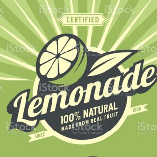 Логотип телеграм канала @gtoup_lemonade — ВИА "Лимонад"