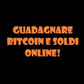 Logo del canale telegramma guadagnarebtcealtro - Guadagnare Bitcoin e soldi online!