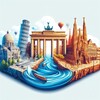 Логотип телеграм канала @guliaempoeurope — Моя любимая планета 🌏