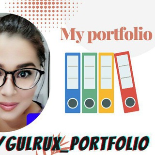 Telegram kanalining logotibi gulrux_portfolio — Gulrux portfolio📒📊