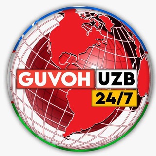 Telegram kanalining logotibi guvoh_uzb — GUVOH UZB VIZITKA👇