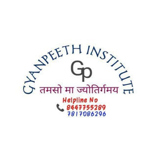 Telegram channel Gyanpeeth Institute logo