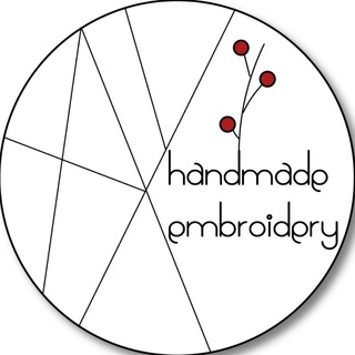 Логотип телеграм канала @h_embro — handmade.embroidery