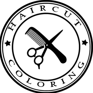 Логотип телеграм канала @haircut_and_coloring — HAIRCUT & COLORING