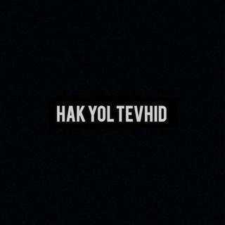 لوگوی کانال تلگرام hak_yol_tevhid — Hakkın Yolu Tevhid