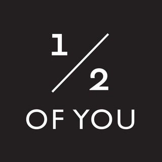 Логотип телеграм канала @halfofyou — 1/2 OF YOU