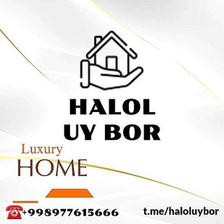 Telegram channel Halol Uy Bor | ПРОДАЖА logo