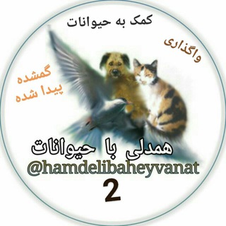 لوگوی کانال تلگرام hamdelibaheyvanat2 — کمک به حیوانات (همدلی2) واگذاری و گمشده پیداشده