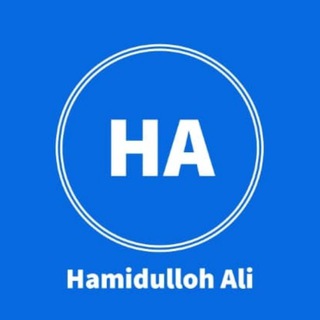 Telegram kanalining logotibi hamidulloh_ali — Ҳамидуллоҳ Али