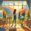 Логотип телеграм канала @hand_madecreativity — Творческие идеи🧚‍♀️