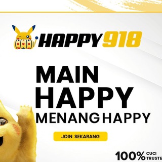 Logo saluran telegram happy918com — HAPPY918 Official Channel 🤖@SuperTipsGame