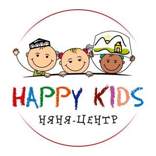 Логотип телеграм канала @happykidstashkent — Няня-центр "Happy Kids"