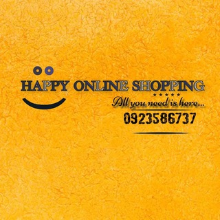 የቴሌግራም ቻናል አርማ happyonlinesh — Happy online shopping