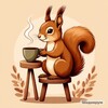 Логотип телеграм канала @happywoman_sholomova — БЕЛКА не в колесе☕️🐿️