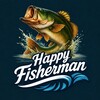 Логотип телеграм -каналу happyyfisherman — PROстая Рыбалка🎣