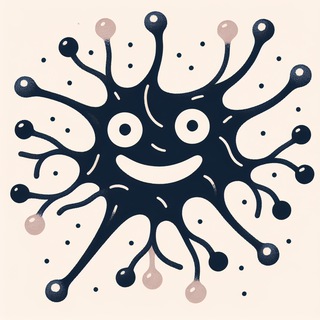 Логотип телеграм -каналу hapy_neuron — Щасливий Нейрон