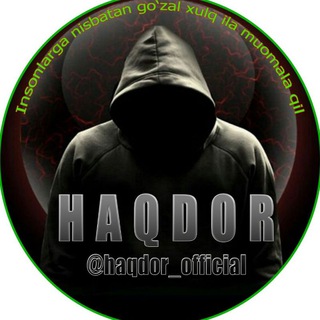 Telegram channel HAQDOR logo