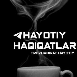Telegram kanalining logotibi haqiqat_hayotiy — Hayotiy haqiqatlar