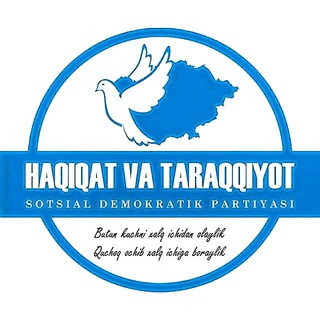 Telegram kanalining logotibi haqiqat_taraqqiyot — Haqiqat va Taraqqiyot SDP