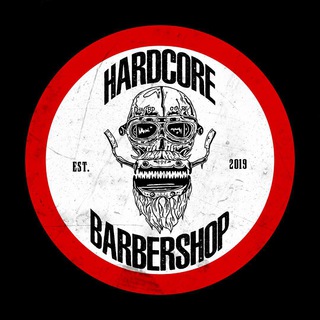 Логотип телеграм канала @hardcorebarbershopkrd — HARDCORE BARBERSHOP💈