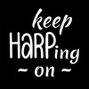 Логотип телеграм канала @harping_on — Дела арфовые | кельтская/леверсная арфа