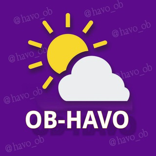 Telegram kanalining logotibi havo_ob — Ob-Havo Ma'lumoti (tezkor)