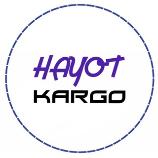 Telegram kanalining logotibi hayot_kargo — HAYOT CARGO