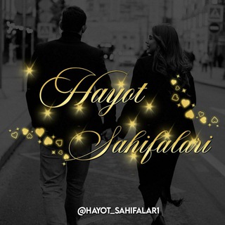 Telegram kanalining logotibi hayot_sahifalar1 — Hayot sahifalari💌
