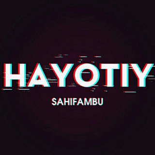 Telegram kanalining logotibi hayotiy_sahifambu — 🥀ʜᴀʏᴏᴛɪʏ_sᴀʜɪꜰᴀᴍʙᴜ🥀