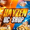 Логотип телеграм канала @hayzen_uc_shop — ХАЙЗЕН UC SHOP
