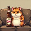 Логотип телеграм канала @hdsgk7 — Медведь на диване