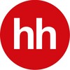 Логотип телеграм канала @headhunteryug — hh.ru для HR ЮФО и СКФО