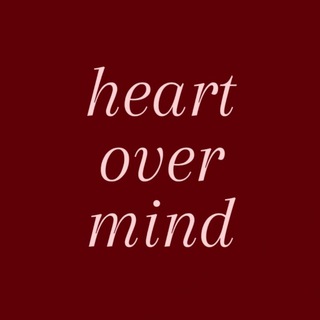 Логотип телеграм -каналу heartovermind — Heart over mind