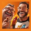 Логотип телеграм канала @heat_comedy — Жара 🔥 Анекдоты 🔥