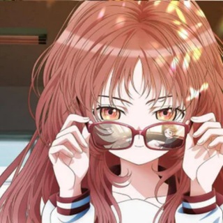 Telegram channel The girl i like forgot her glasses logo