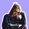 Логотип телеграм канала @hellnohru — хэлоу хаваю | английский с Ланой