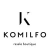 Логотип телеграм канала @hellokomilfo — KOMILFO resale boutique