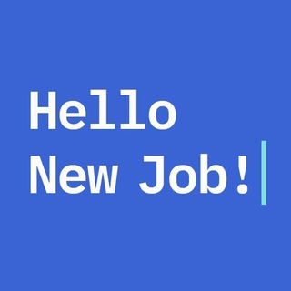 Логотип телеграм канала @hellonewjob — Hello New Job! — канал про карьеру в современных реалиях!