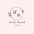 电报频道的标志 helloworldmod — Hello World