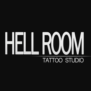 Логотип телеграм канала @hellroom_kharkov — HELL ROOM tattoo studio