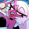 Логотип телеграм канала @helluvabosshedcanons — думы кристалл | helluva boss and hazbin hotel