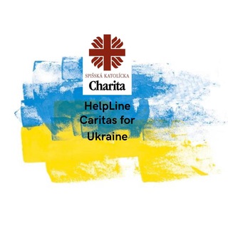 Логотип телеграм -каналу helplinecharita — 🇸🇰🇺🇦HelpLine "Caritas for Ukraine"🇺🇦🇸🇰
