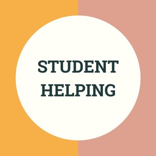 Логотип телеграм канала @helpsstudy — Student Helping | Помощь студентам