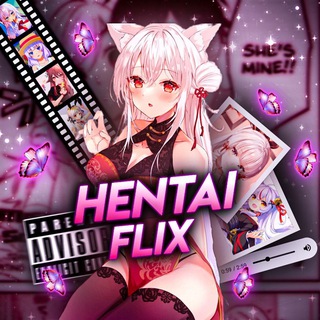 Telegram channel hentaii flix logo