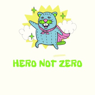 Логотип телеграм канала @heronotzero — HERO NOT ZERO