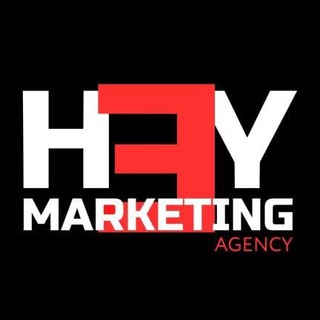 Логотип телеграм канала @hey_marketing_agency — Брендинг | Маркетинг | Дизайн