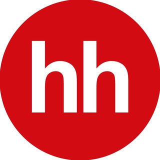 Логотип телеграм канала @hh_ru_official — hh.ru — работа для всех