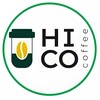 Логотип телеграм канала @hico_invest — HI-CO Coffee: инвестиции в кофейни