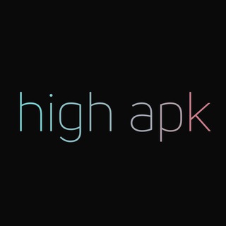 Логотип телеграм канала @highapk — high.apk